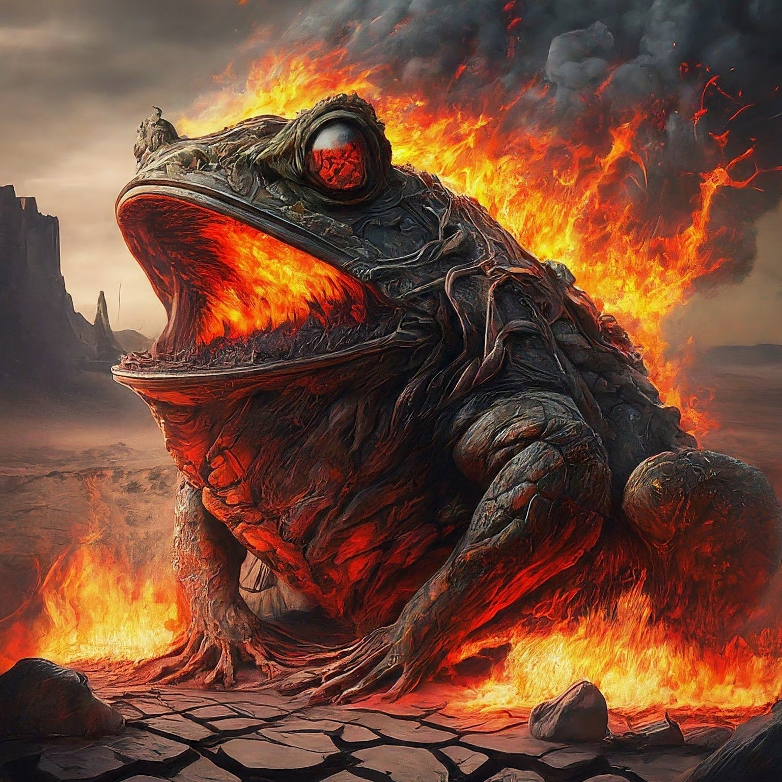 frog fire brimstone wordsfromjoe.com